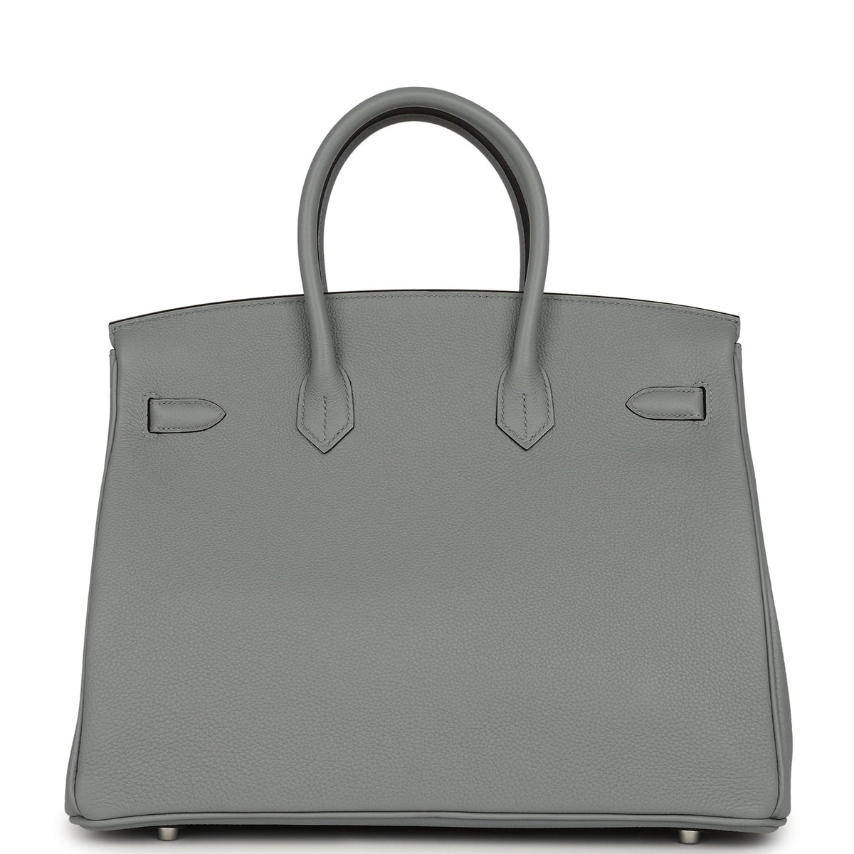 Hermes Birkin 35 Gris Pantin Togo Palladium Hardware