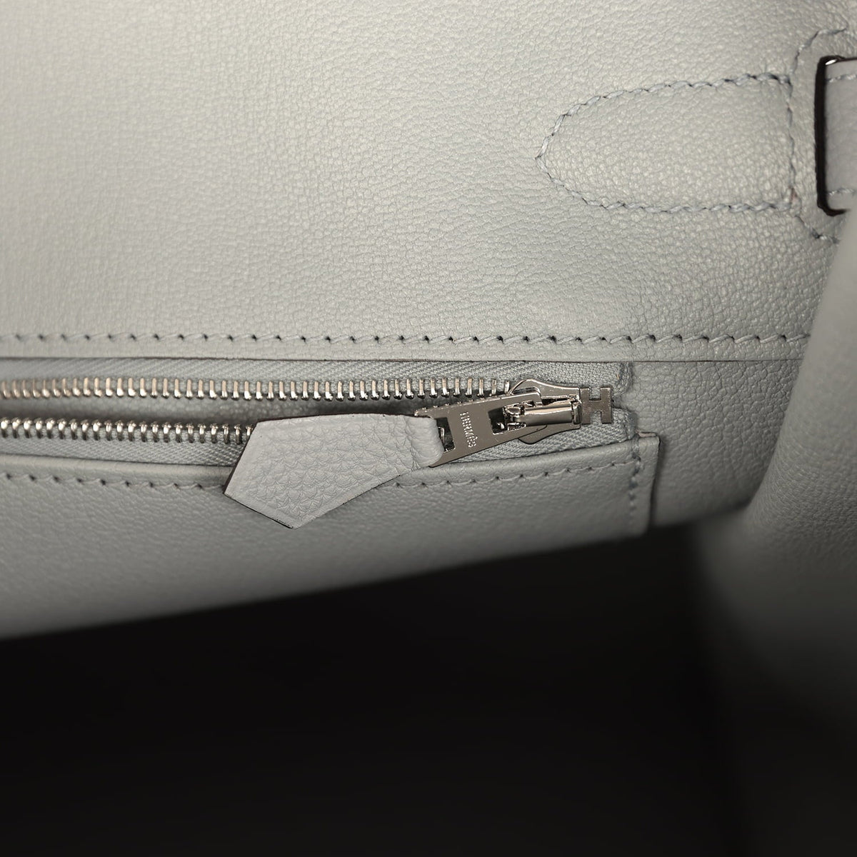 Hermes Birkin 35 Gris Pantin Togo Palladium Hardware