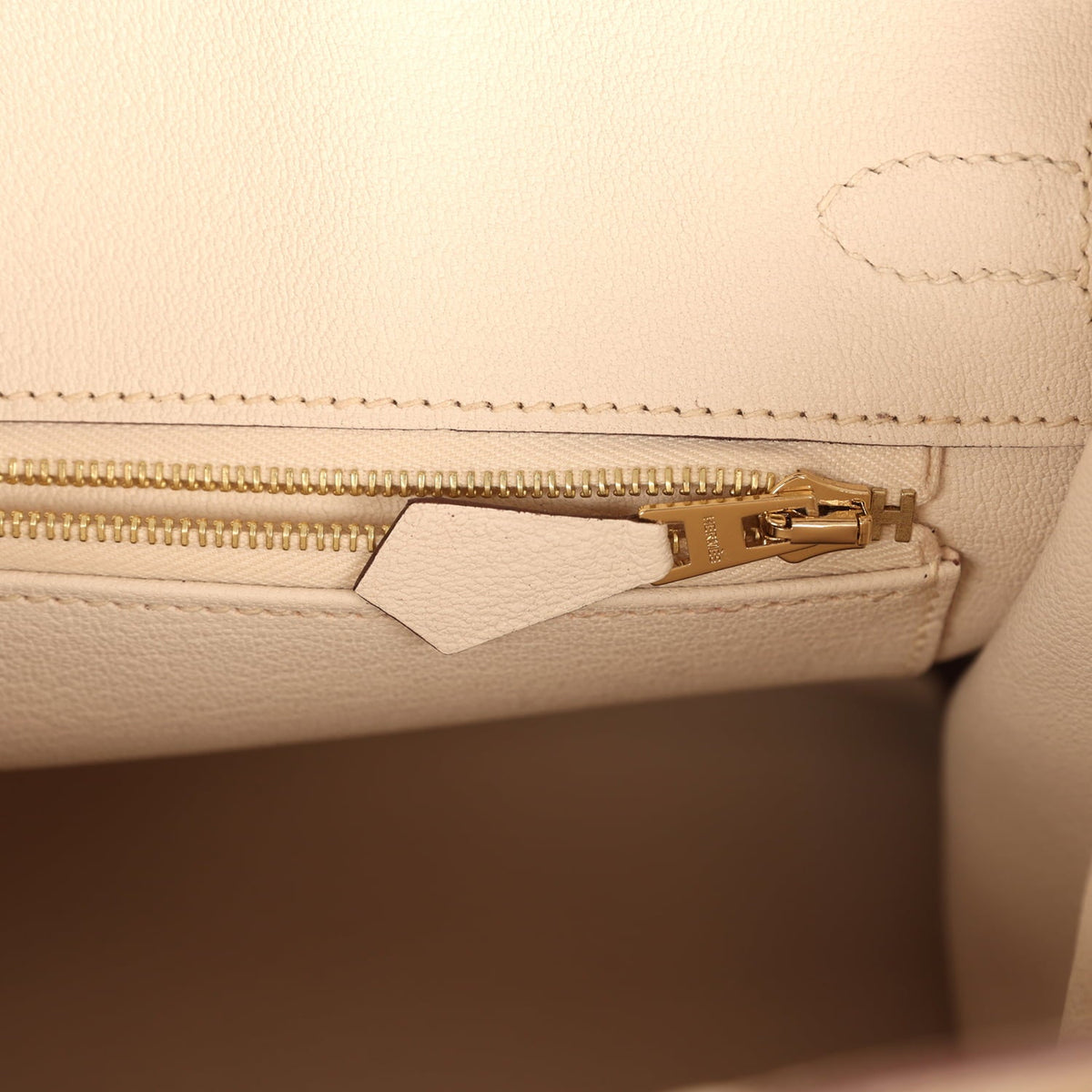 Hermes Special Order (HSS) Birkin 25 Etoupe, Nata Chevre Mysore Permabrass Hardware