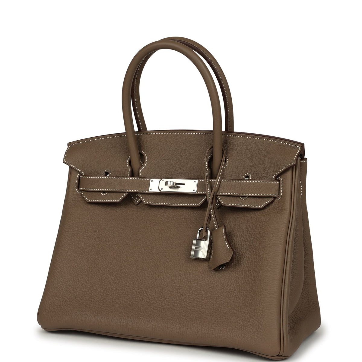 Hermes Birkin 30 Etoupe Togo Palladium Hardware
