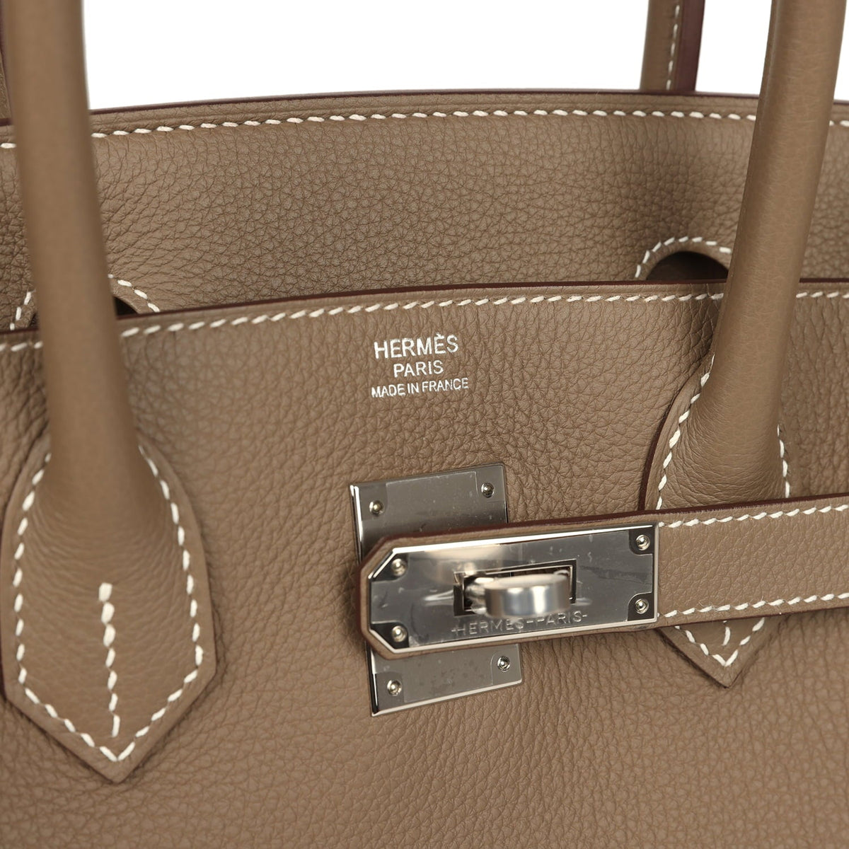Hermes Birkin 30 Etoupe Togo Palladium Hardware