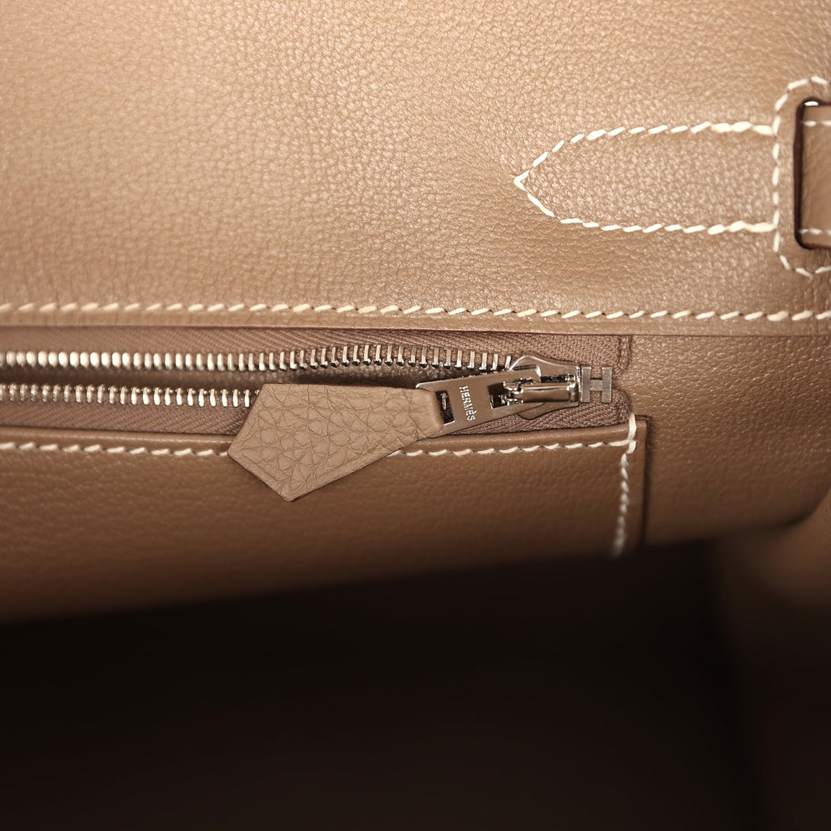 Hermes Birkin 30 Etoupe Togo Palladium Hardware