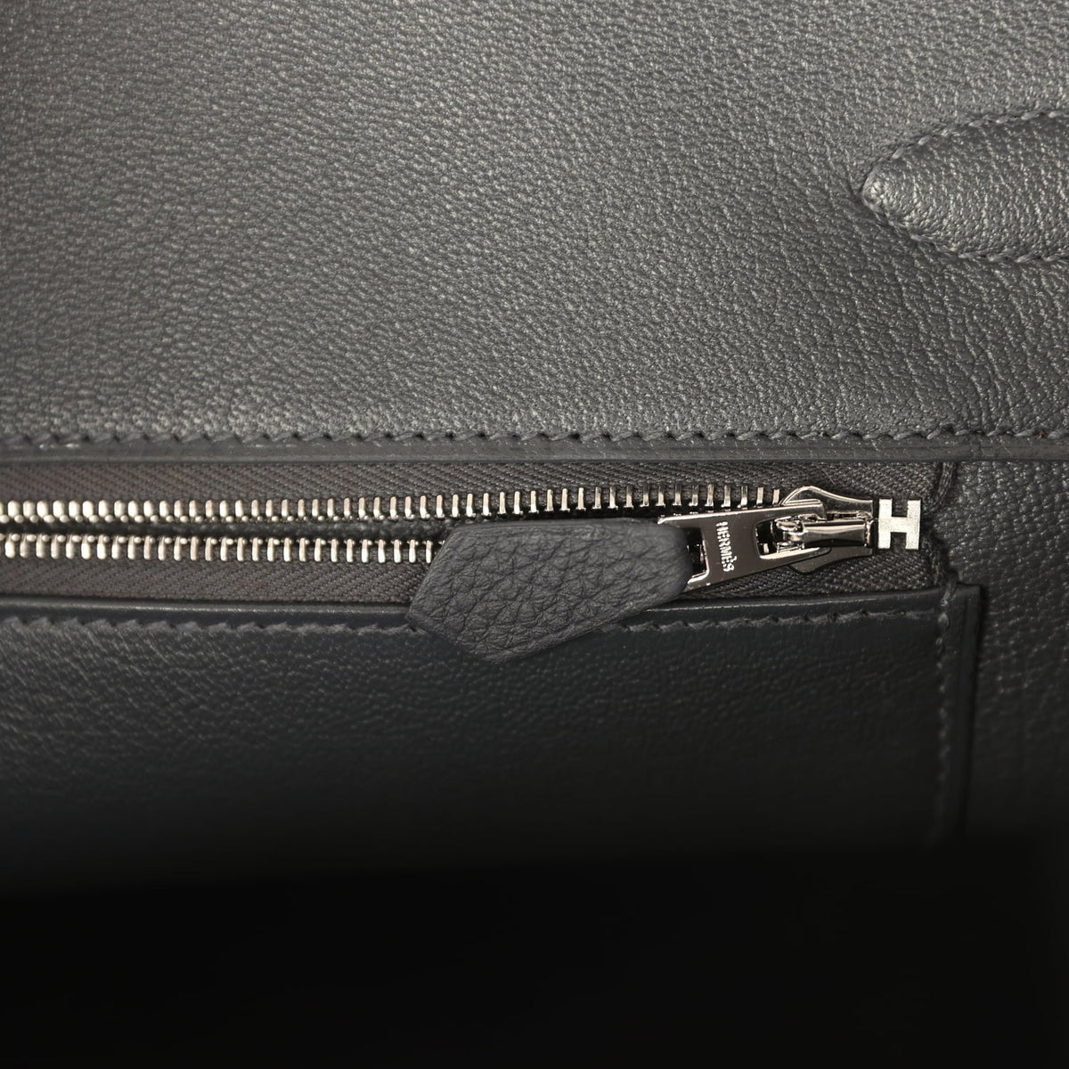 Hermes Birkin 35 Ardoise Togo Palladium Hardware