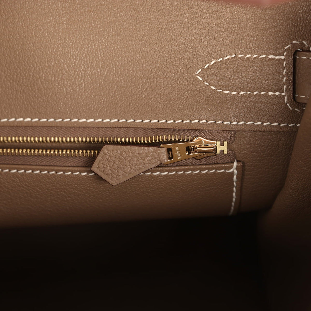 Hermes Birkin 30 Etoupe Togo Gold Hardware