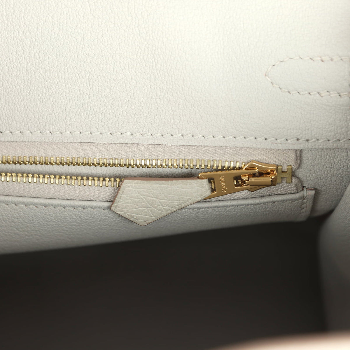 Hermes Birkin 25 Gris Perle Ostrich Gold Hardware
