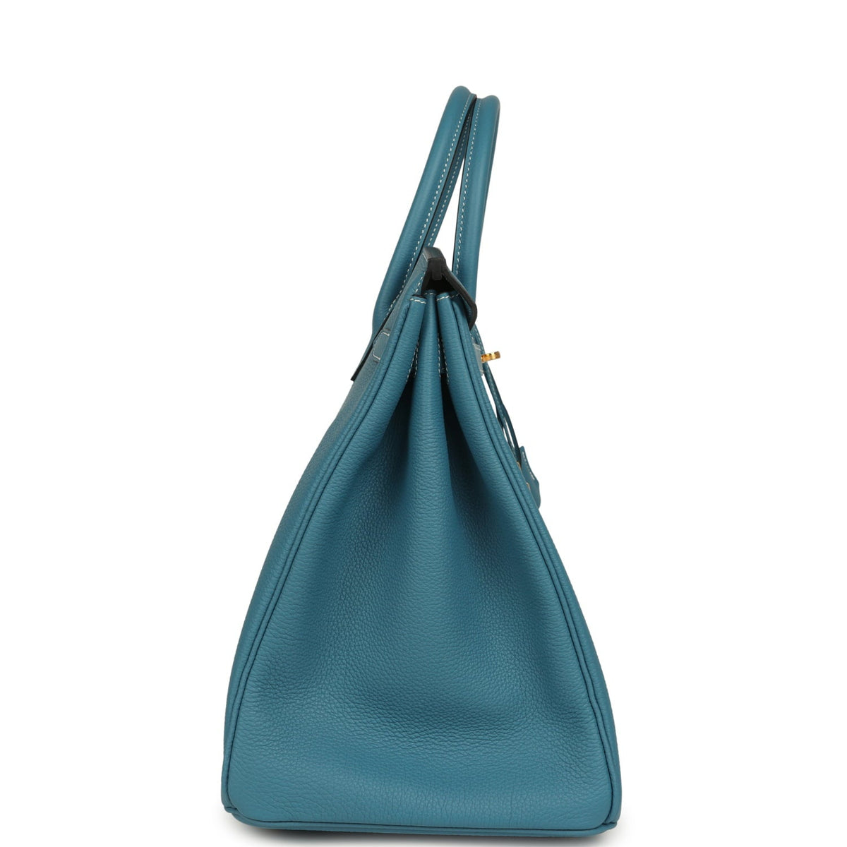 Hermes Birkin 40 Blue Jean Togo Gold Hardware