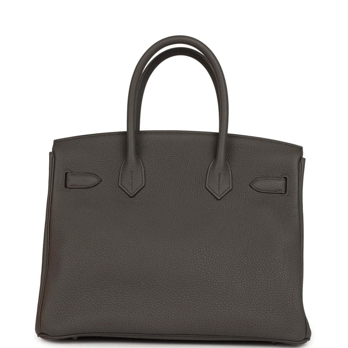 Pre-owned Hermes Birkin 30 Etain Togo Palladium Hardware
