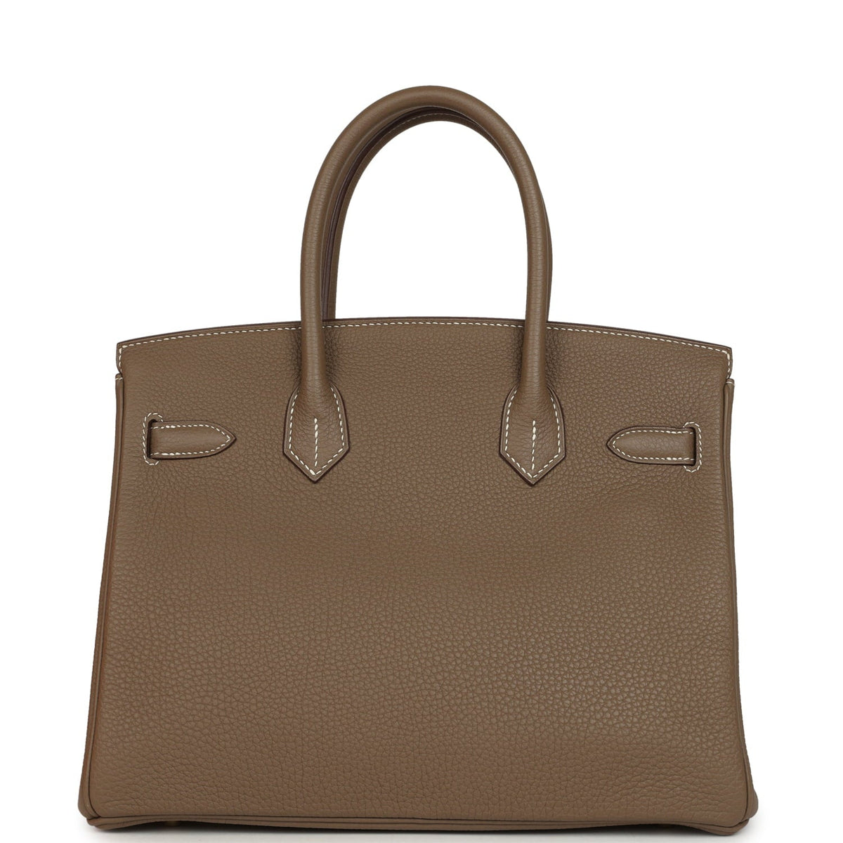Pre-owned Hermes Birkin 30 Etoupe Togo Gold Hardware