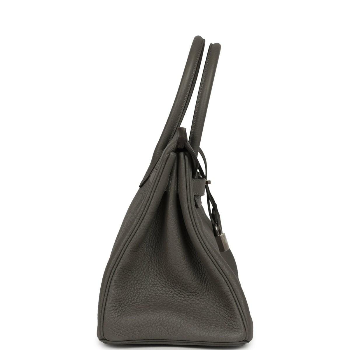 Hermes Birkin 30 Gris Meyer Clemence Palladium Hardware