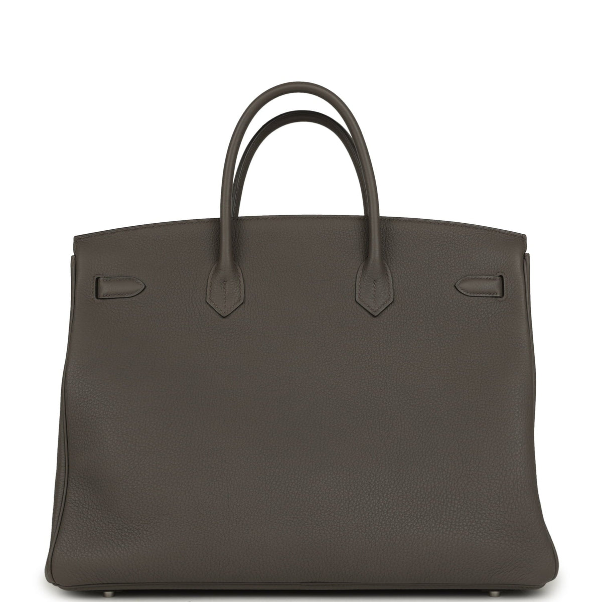 Pre-owned Hermes Special Order (HSS) Birkin 40 Etain Verso Togo Palladium Hardware