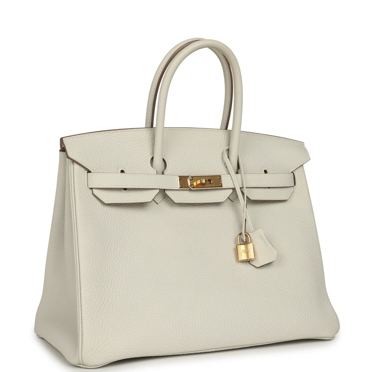 Hermes Birkin 35 Gris Pale Togo Gold Hardware