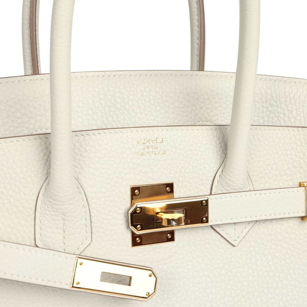 Hermes Birkin 35 Gris Pale Togo Gold Hardware
