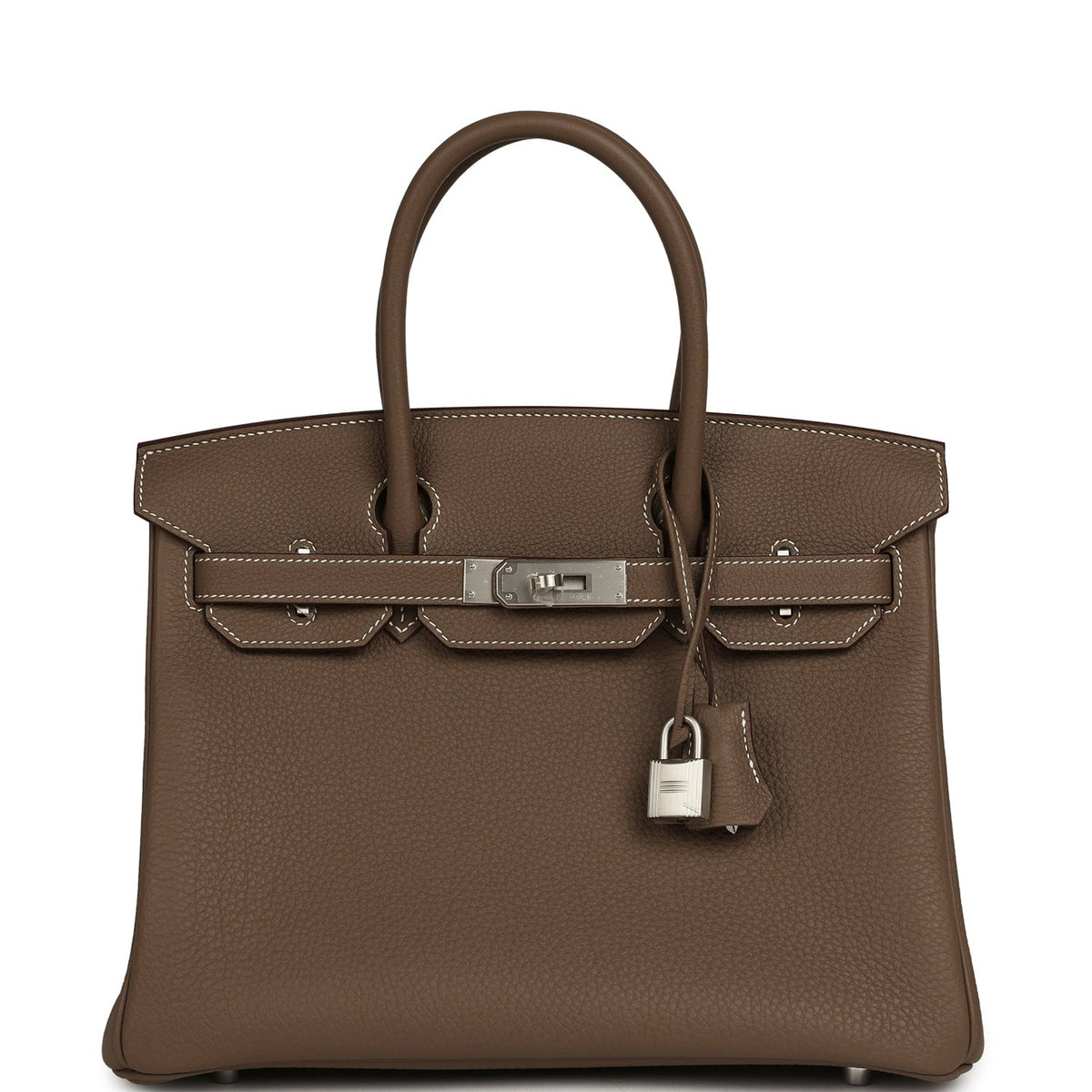 Hermes Birkin 30 Etoupe Togo Brushed Palladium Hardware