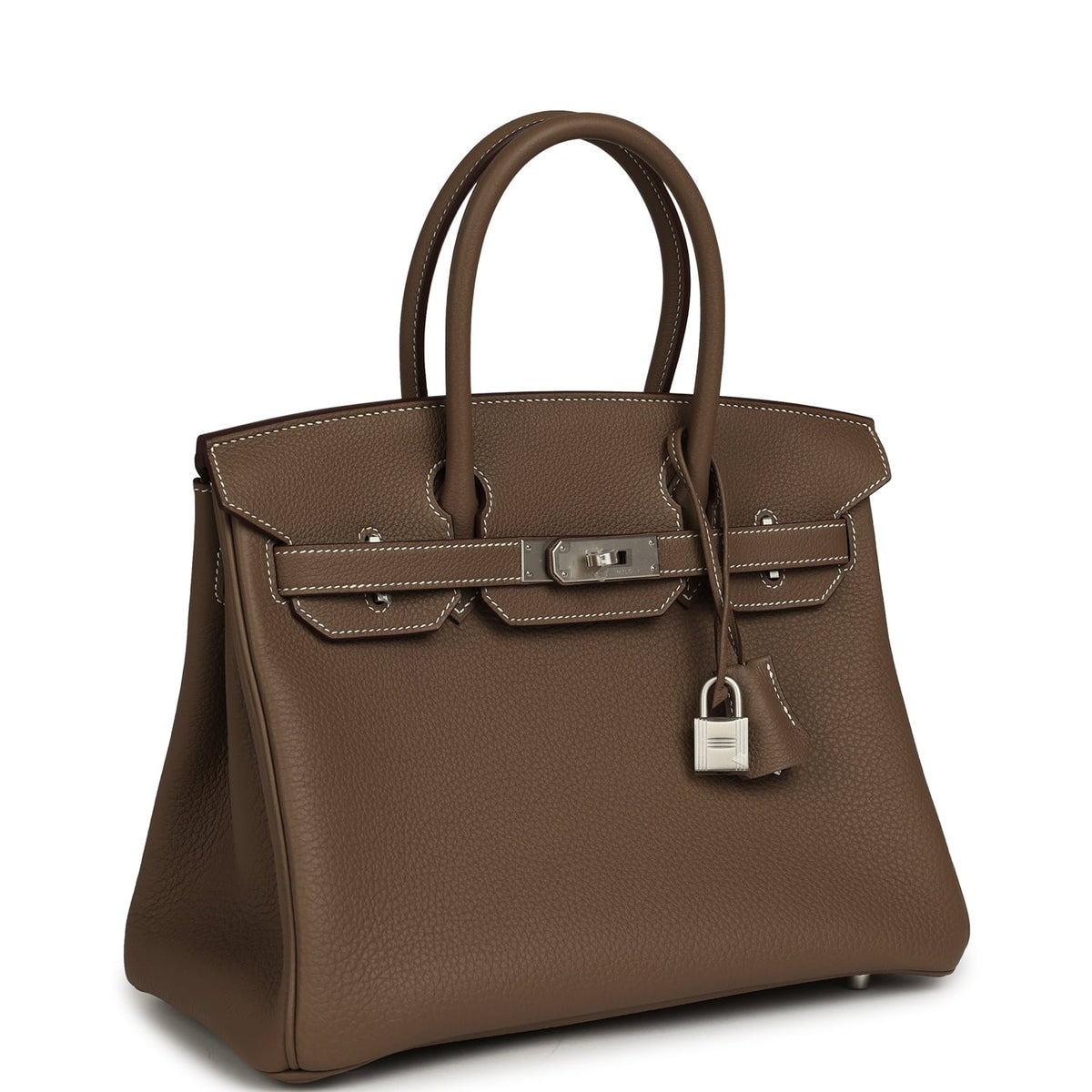 Hermes Birkin 30 Etoupe Togo Brushed Palladium Hardware