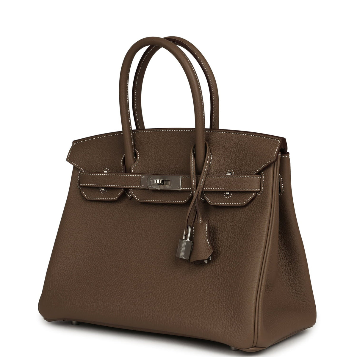 Hermes Birkin 30 Etoupe Togo Brushed Palladium Hardware