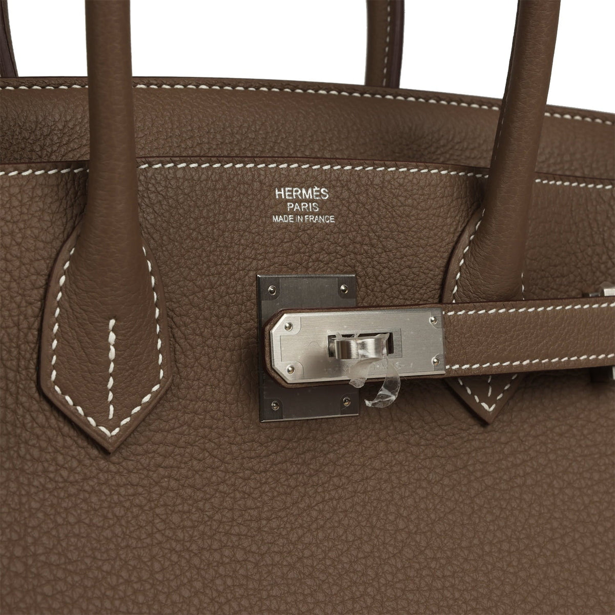Hermes Birkin 30 Etoupe Togo Brushed Palladium Hardware