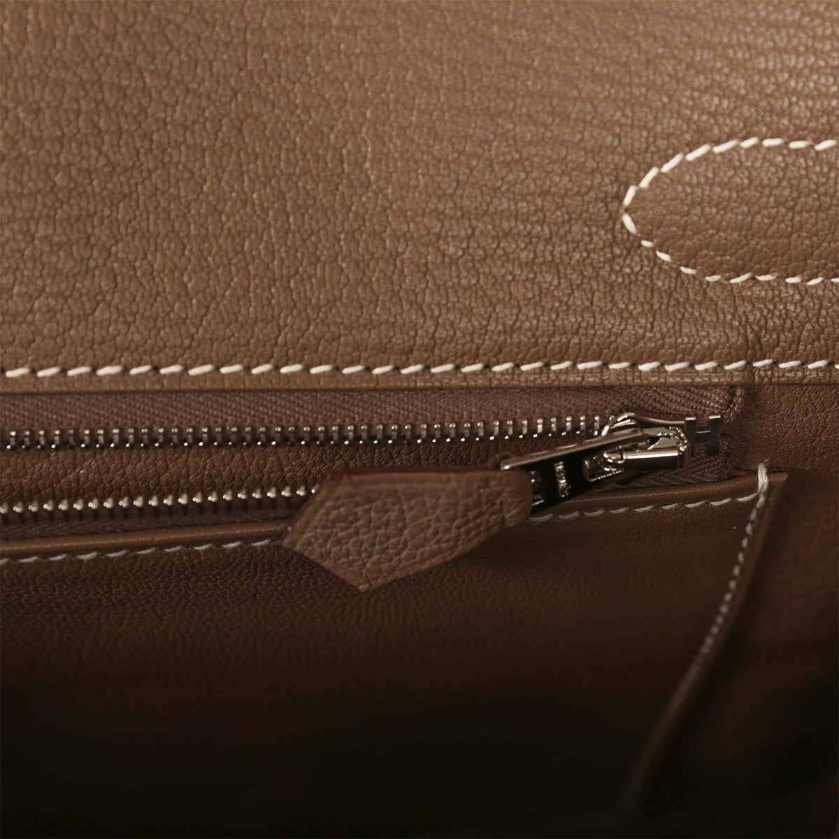 Hermes Birkin 30 Etoupe Togo Brushed Palladium Hardware