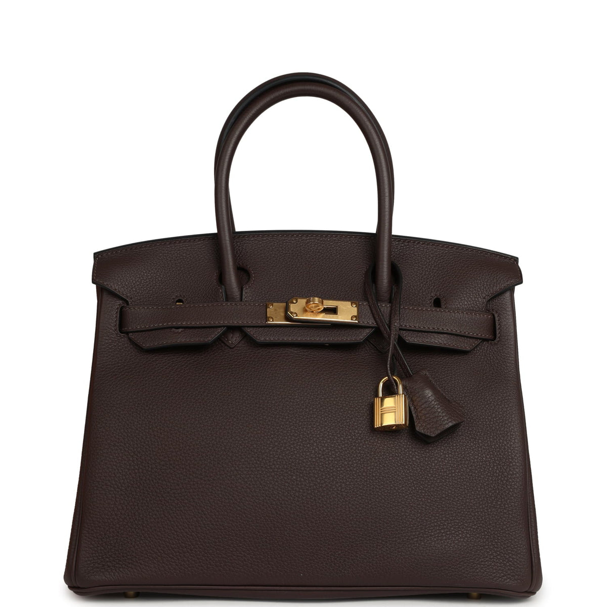 Hermes Birkin 30 Chocolate Togo Gold Hardware