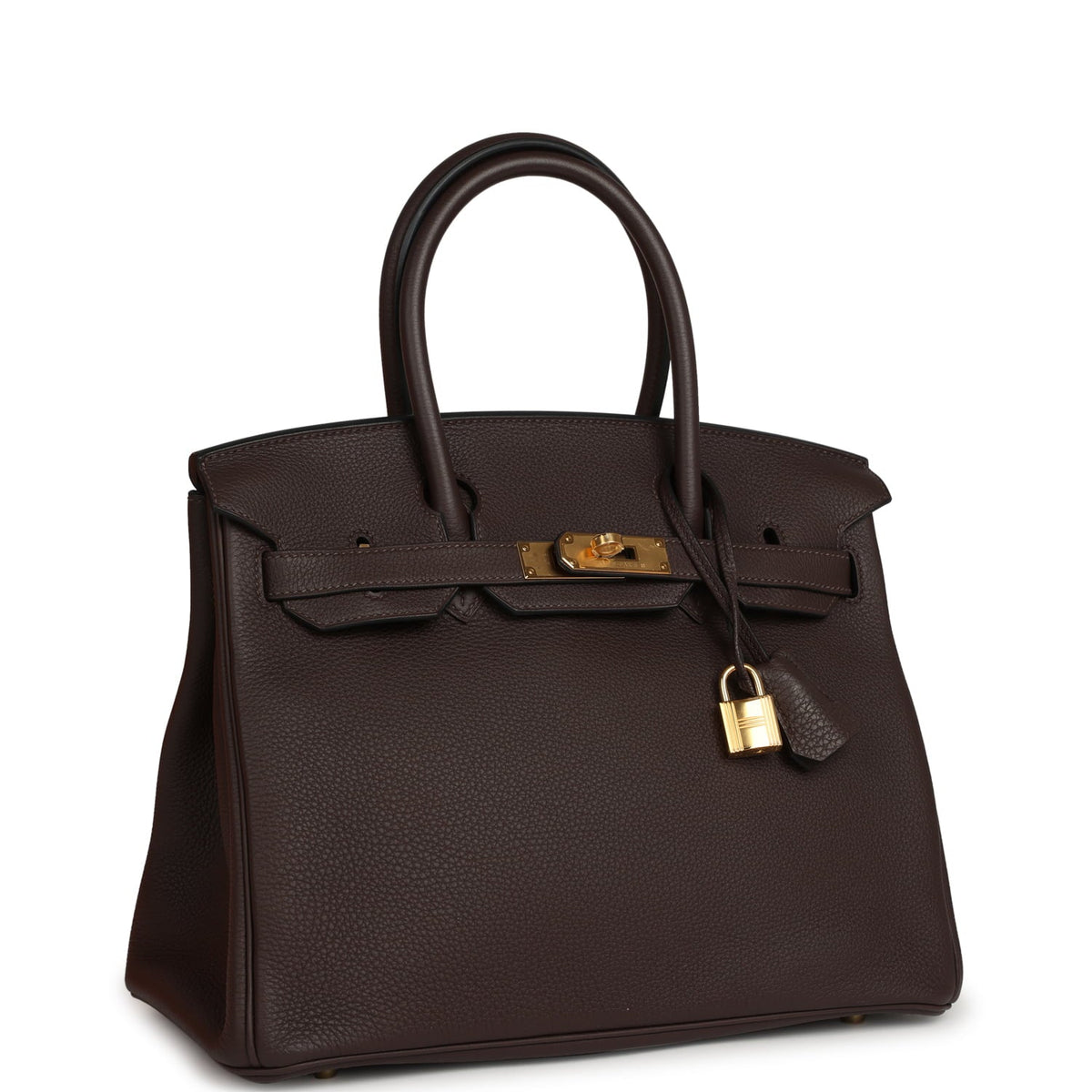 Hermes Birkin 30 Chocolate Togo Gold Hardware