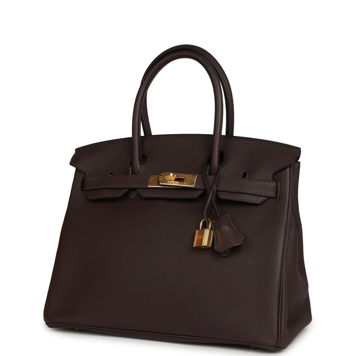 Hermes Birkin 30 Chocolate Togo Gold Hardware