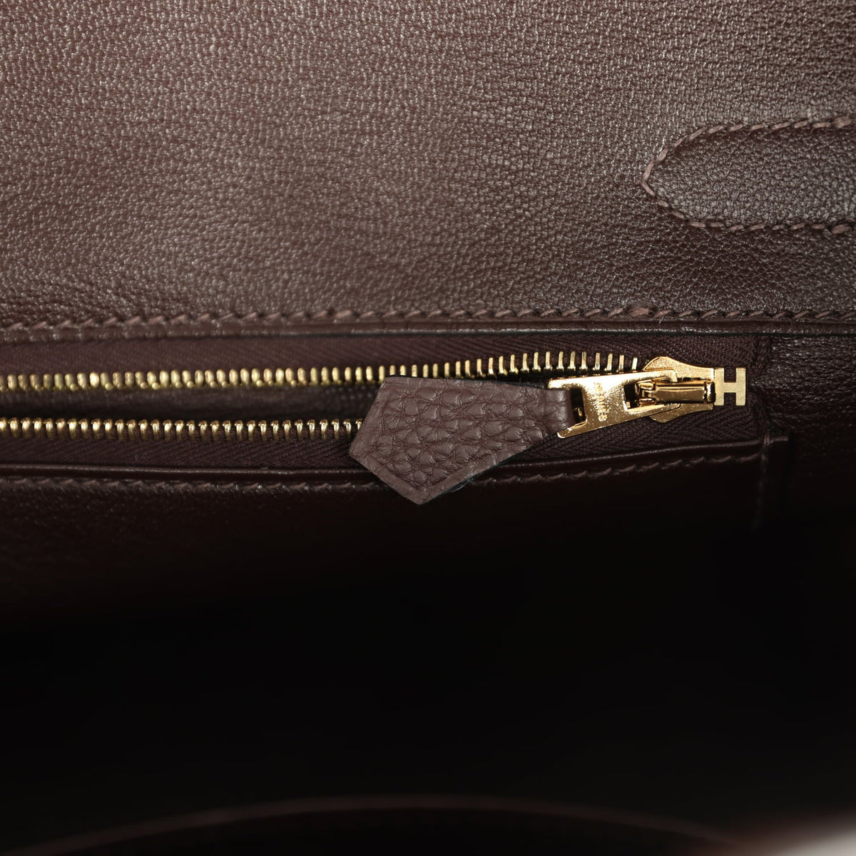 Hermes Birkin 30 Chocolate Togo Gold Hardware