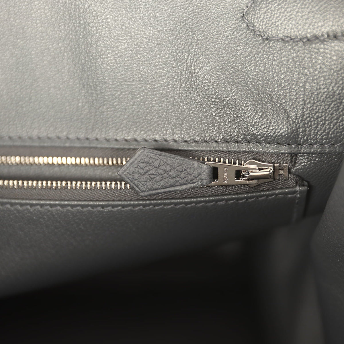 Hermes Birkin 40 Ardoise Togo Palladium Hardware