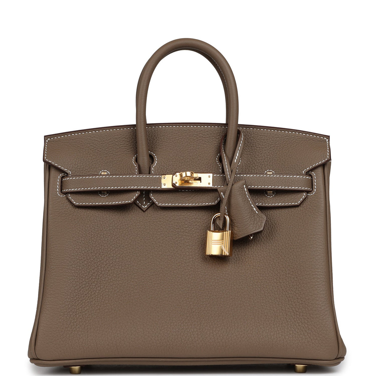 Hermes Birkin 25 Etoupe Togo Gold Hardware