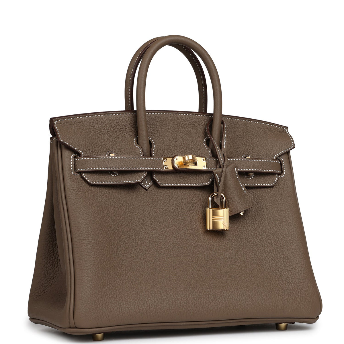 Hermes Birkin 25 Etoupe Togo Gold Hardware