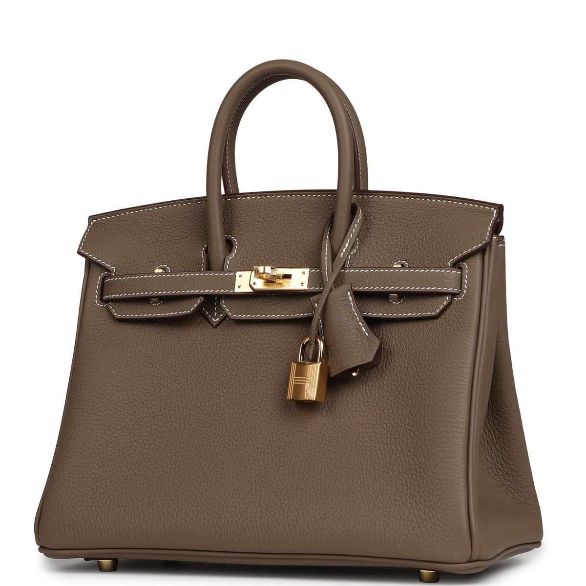 Hermes Birkin 25 Etoupe Togo Gold Hardware