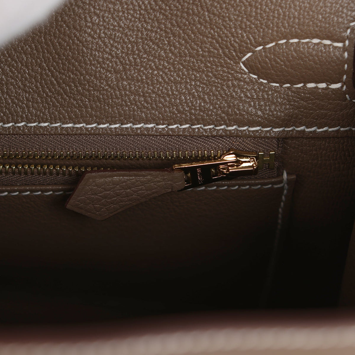 Hermes Birkin 25 Etoupe Togo Gold Hardware