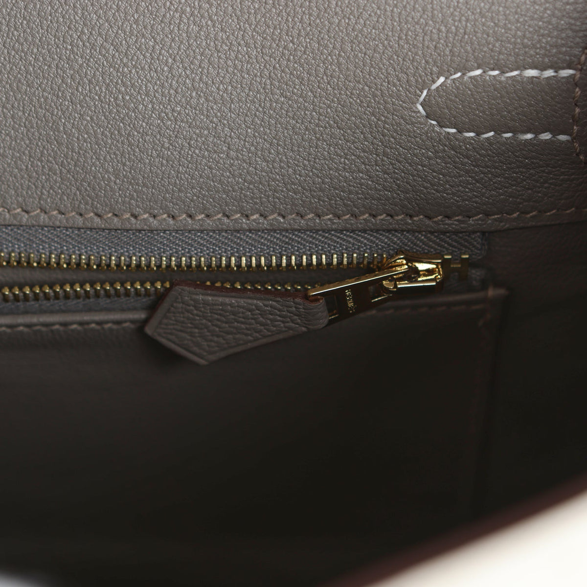 Hermes Special Order (HSS) Birkin 25 Beton, Gris Tourterelle Ostrich Brushed Gold Hardware