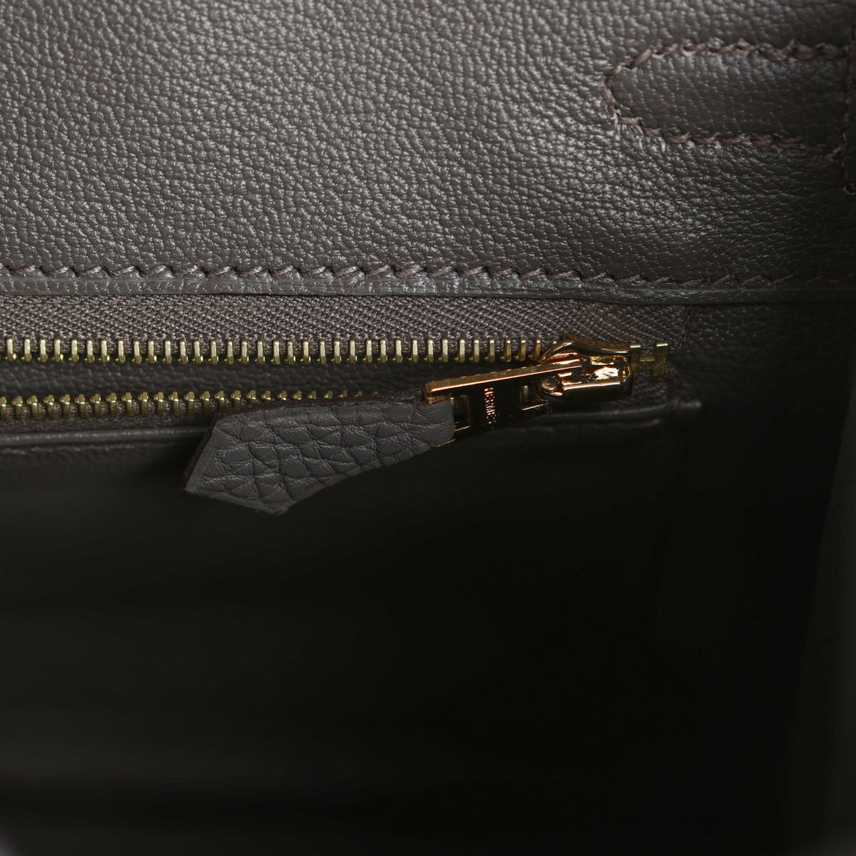 Hermes Birkin 25 Etain Togo Gold Hardware