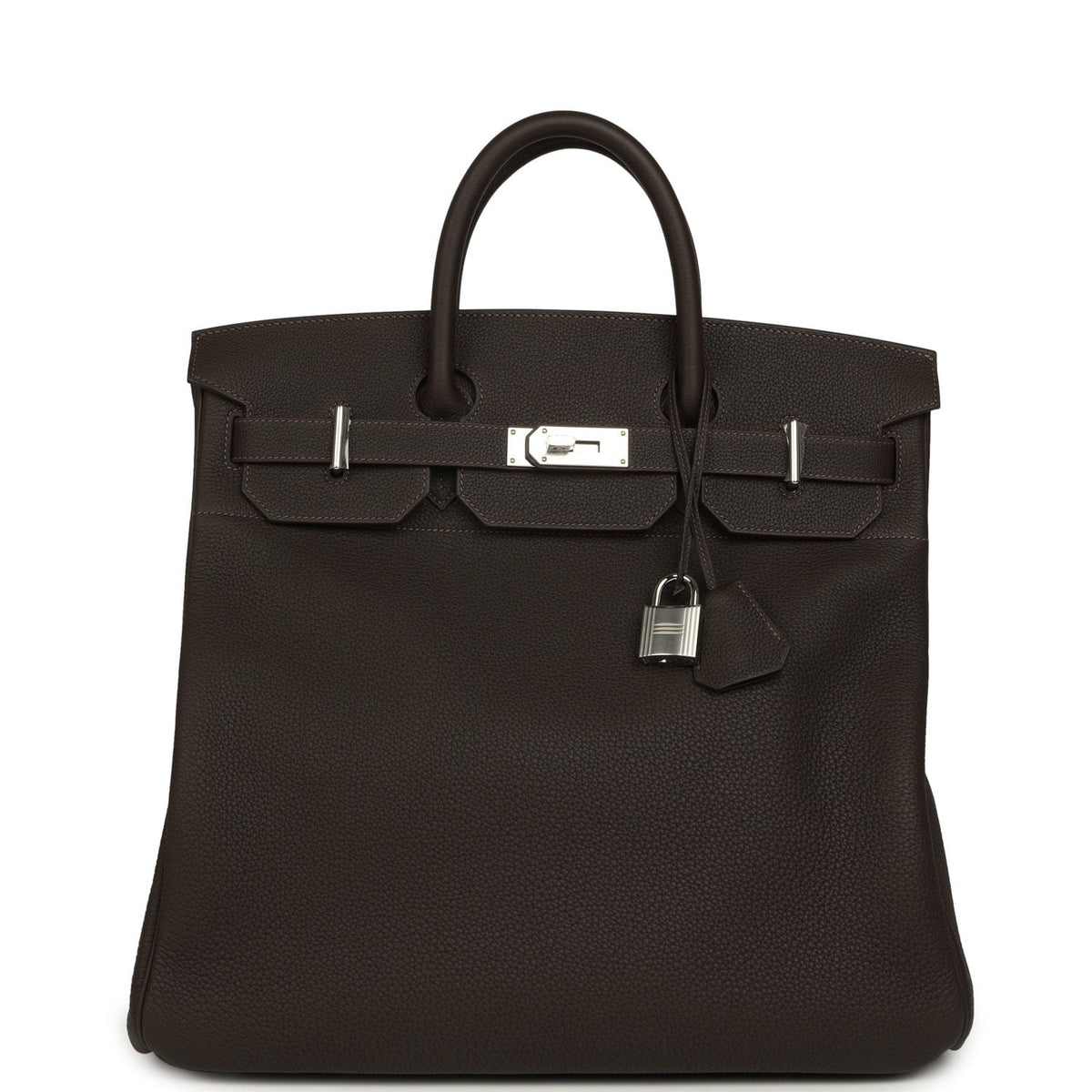 Hermes HAC Birkin 40 Bai Brun Togo Palladium Hardware