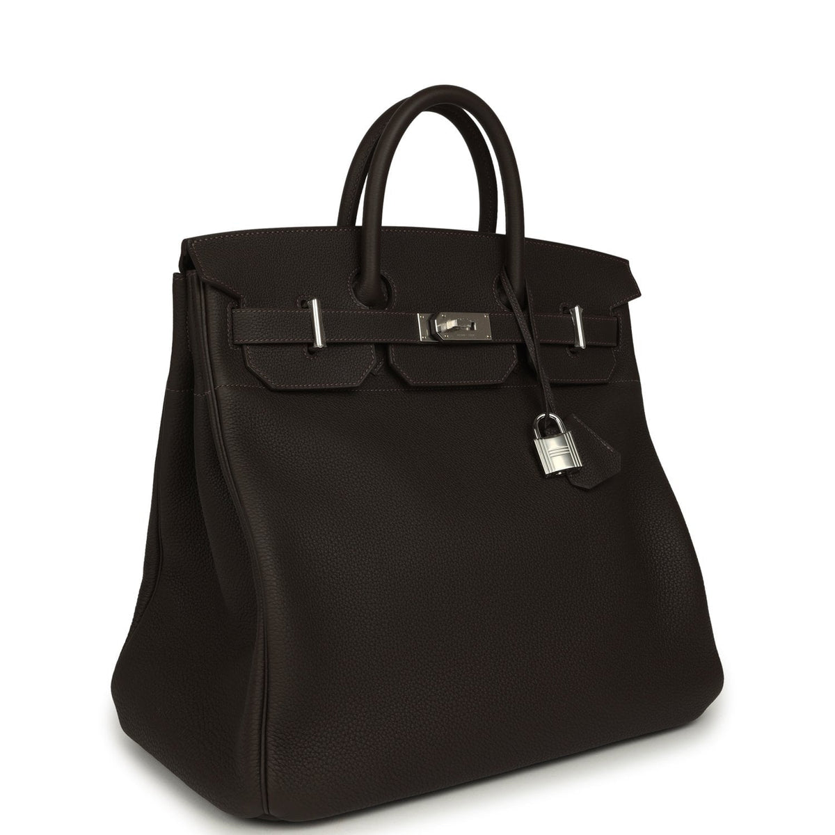 Hermes HAC Birkin 40 Bai Brun Togo Palladium Hardware