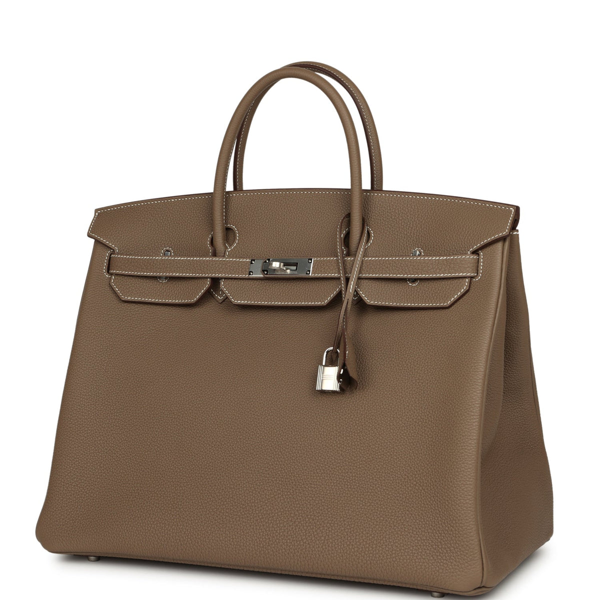 Hermes Birkin 40 Etoupe Togo Palladium Hardware