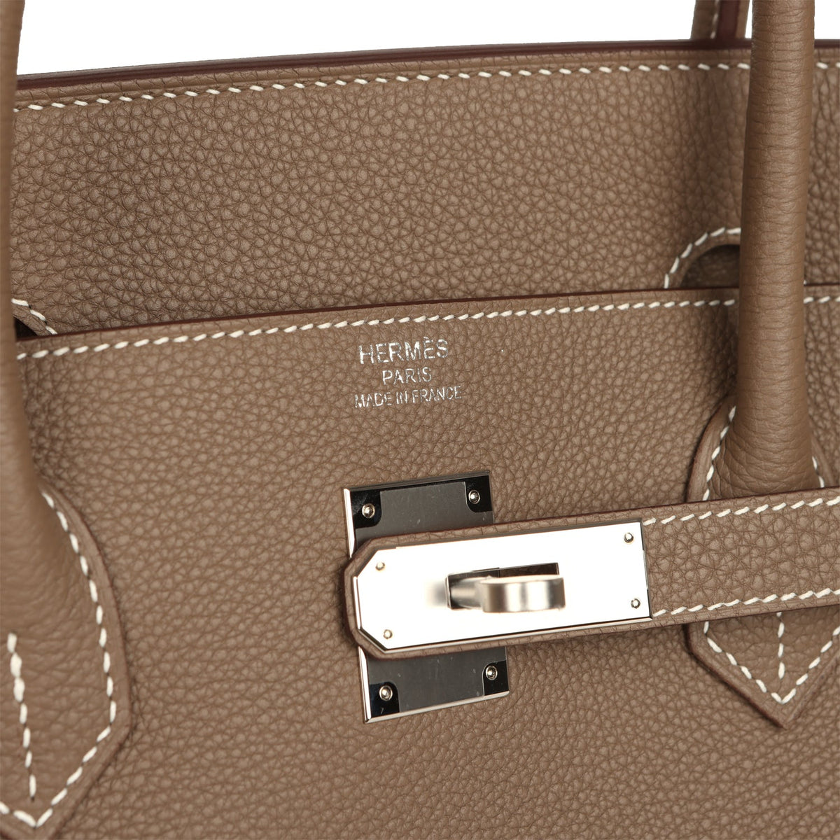 Hermes Birkin 40 Etoupe Togo Palladium Hardware