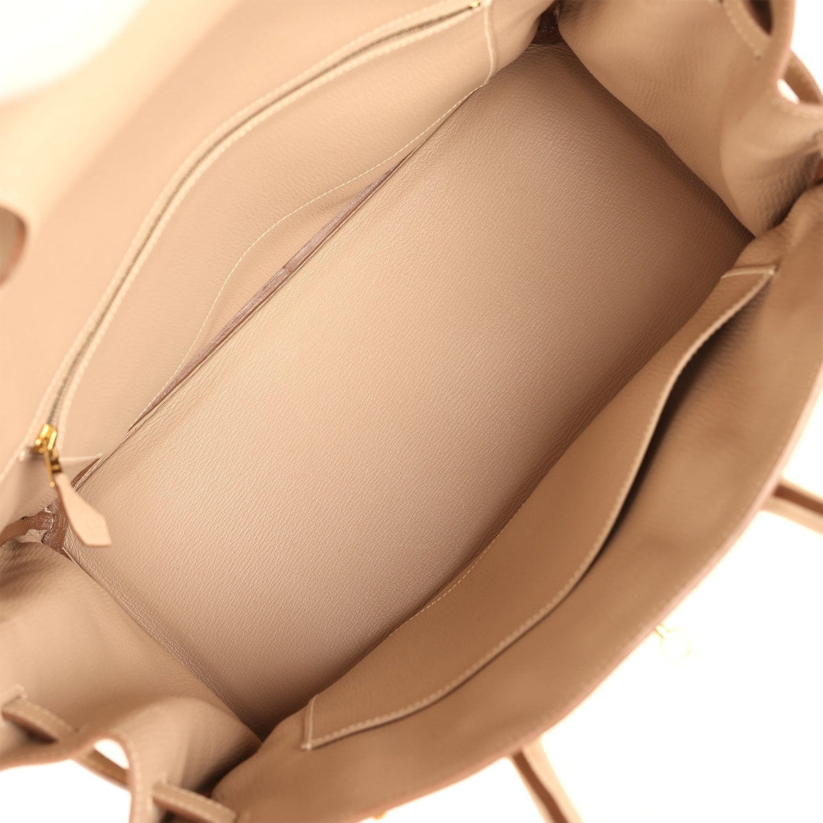 Pre-owned Hermes Birkin 35 Gris Tourterelle Clemence Gold Hardware