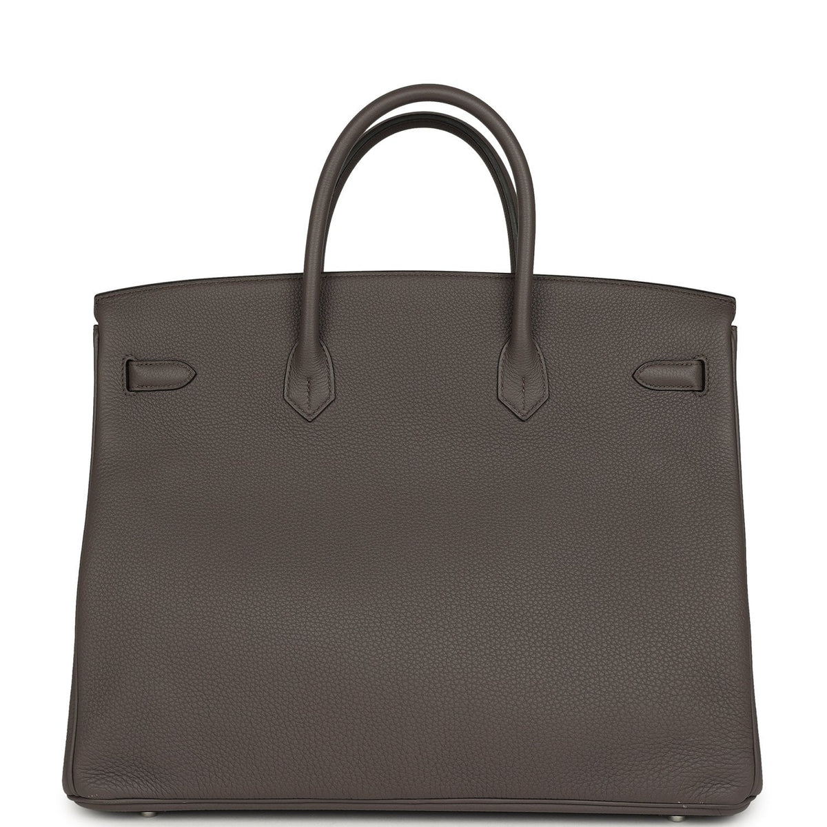 Pre-owned Hermes Birkin 40 Etain Togo Palladium Hardware