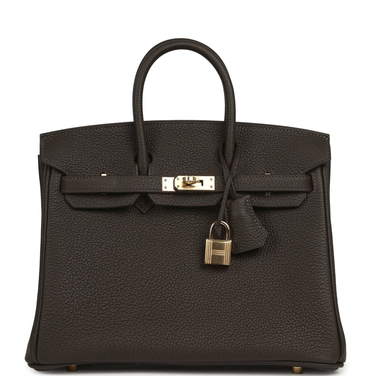 Hermes Birkin 25 Bai-Brun Togo Permabrass Hardware