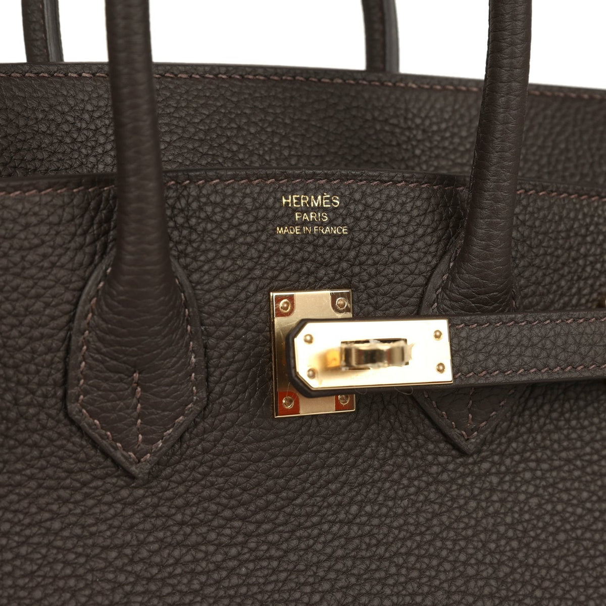 Hermes Birkin 25 Bai-Brun Togo Permabrass Hardware