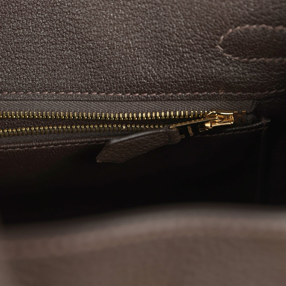 Hermes Birkin 25 Bai-Brun Togo Permabrass Hardware