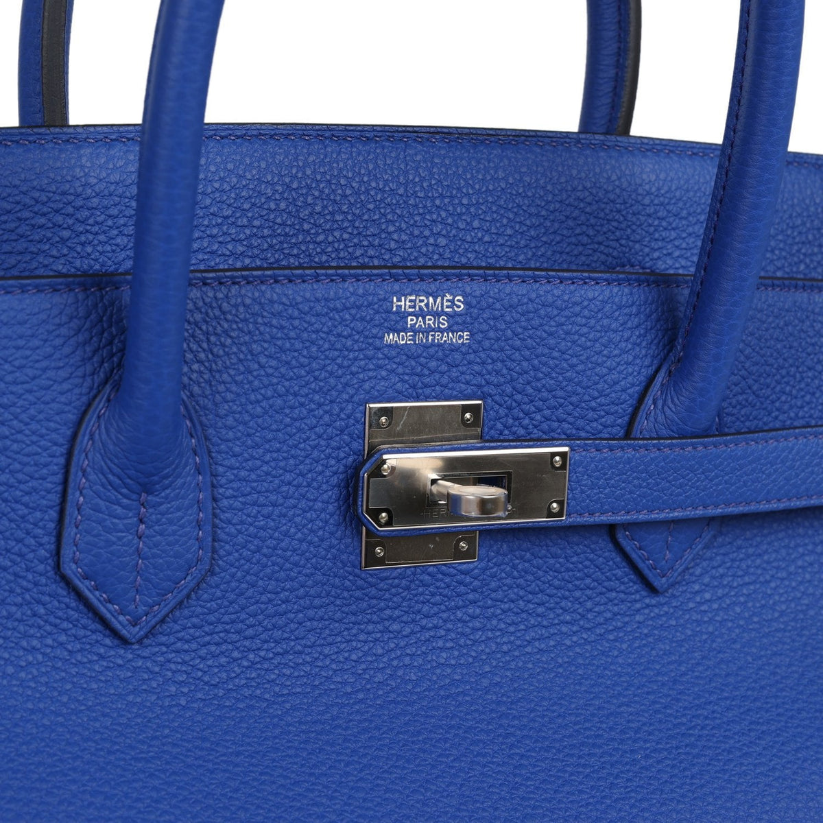 Hermes Birkin 40 Bleu Royal Togo Palladium Hardware