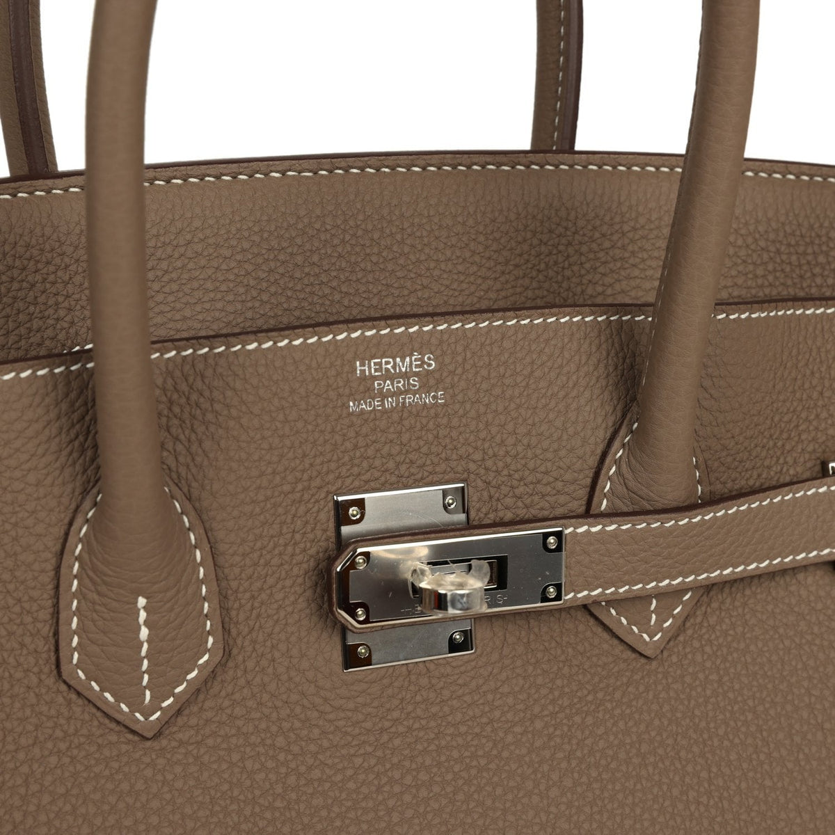 Hermes Birkin 35 Etoupe Togo Palladium Hardware