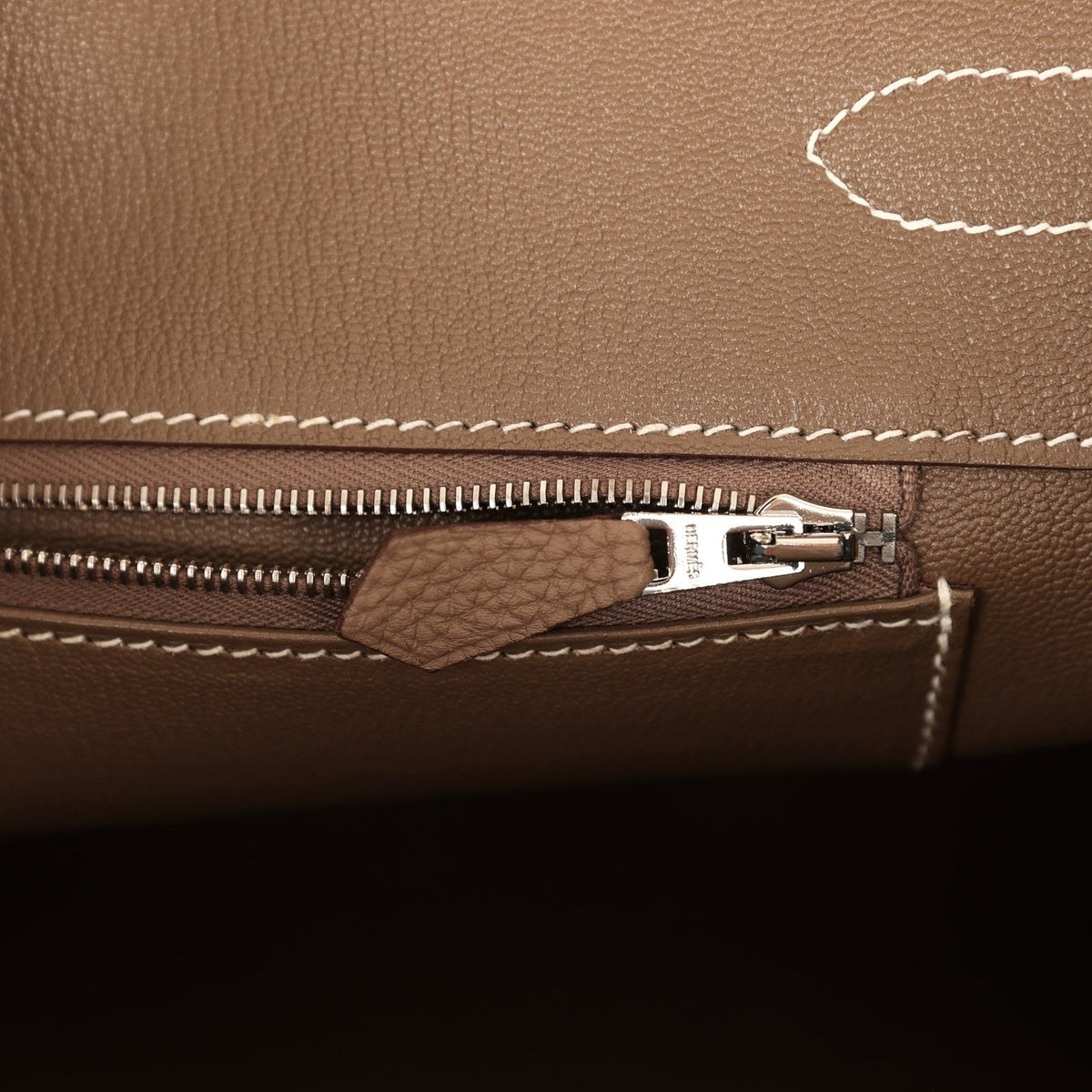 Hermes Birkin 35 Etoupe Togo Palladium Hardware