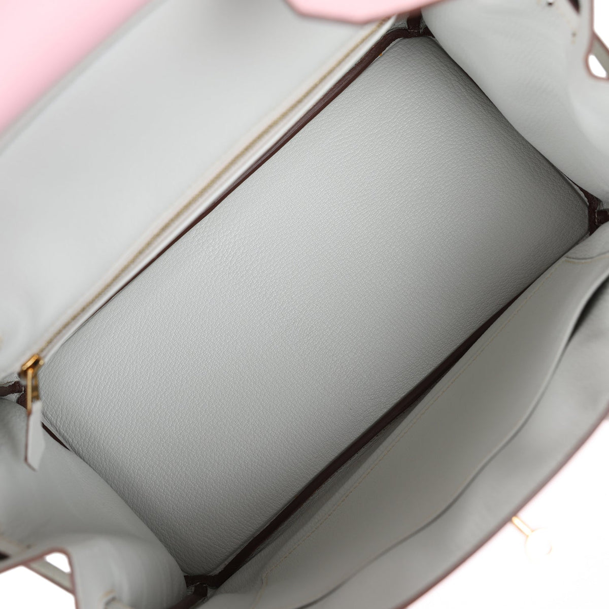 Hermes Special Order (HSS) Birkin 30 Rose Sakura, Gris Perle Chevre Mysore Gold Hardware