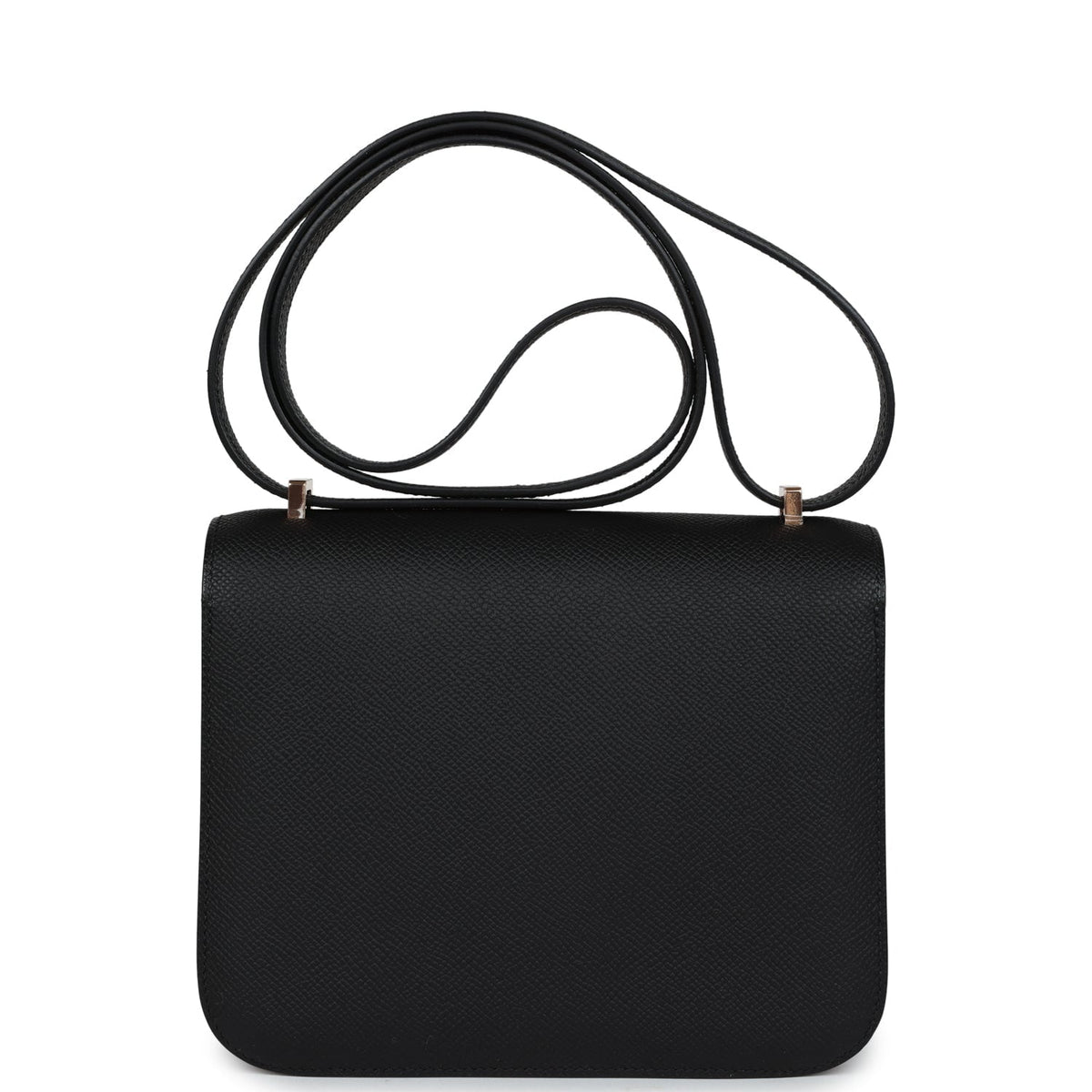 Hermes Constance 18 Black Epsom Rose Gold Hardware