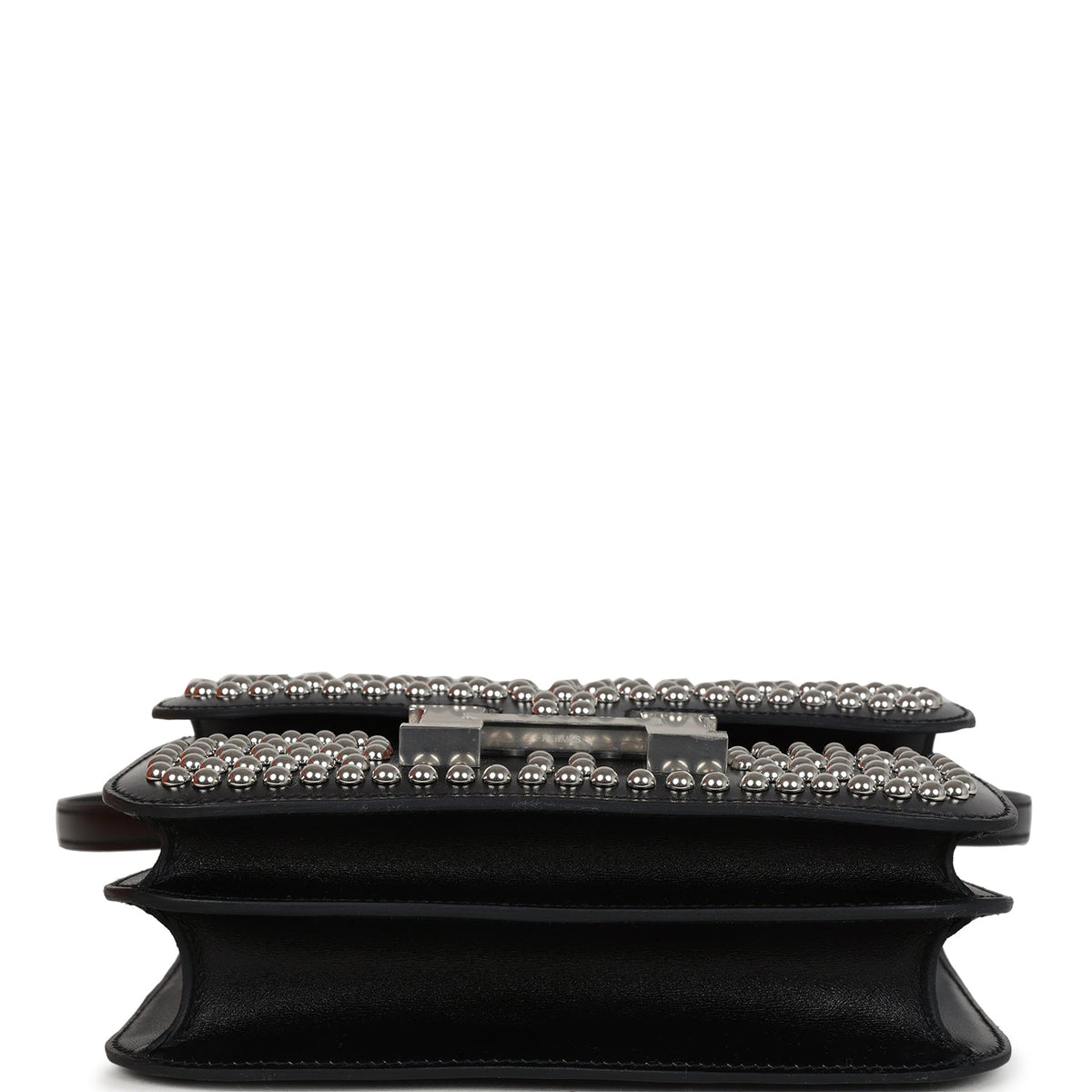 Hermes Constance 18 Clouté Black Box Palladium Hardware