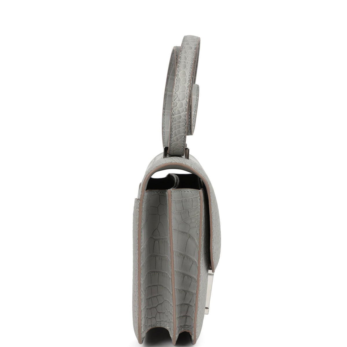 Hermes Constance 18 Gris Perle Matte Alligator Palladium Hardware