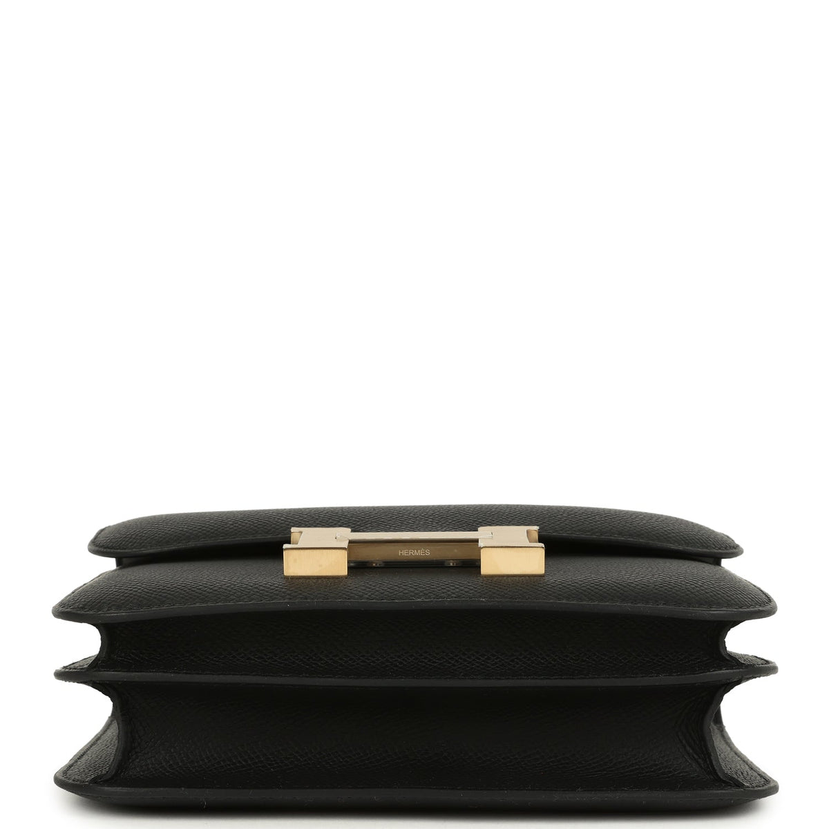 Hermes Constance 18 Black Epsom Brushed Permabrass Hardware