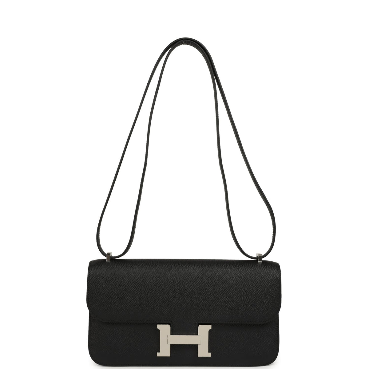 Hermes Constance Elan Black Epsom Palladium Hardware